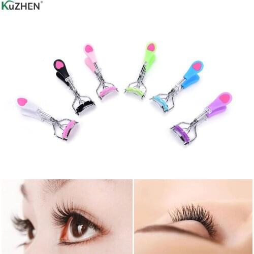 Professional False Eye Lashes Curling Clip Makeup Tool Kit Cute Heart Stainless Steel Eyelashes Curler Beauty Tools