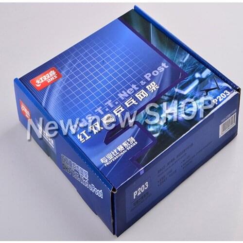 Original DHS Table Tennis Net and Post P203 Standard Series for Popluar Competitions Table Tennis Game Ping Pong Game