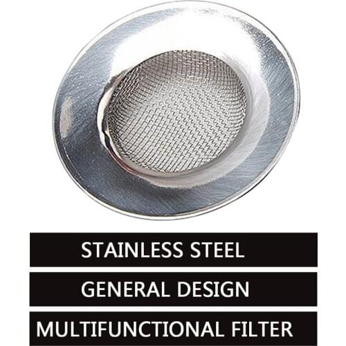 7.5CM Sink Strainer For Shower Plug Hole Hair Catcher Bath Or Kitchen Sinks Stainless Steel Sink Drain
