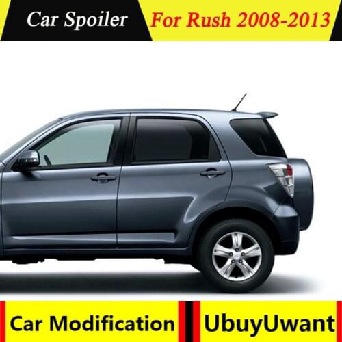 For Toyota Rush Spoiler ABS Material Car Rear Wing Rear Spoiler For Toyota Rush Spoiler 2008 2009 2010 2011 2012 2013