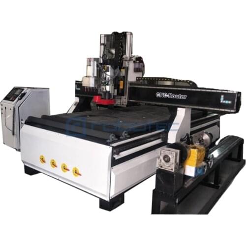Drilling Head 5+4 CNC Engraving Machines 1325 Wood Working CNC Router With vertical horizontal drilling head