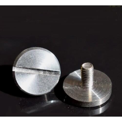 GB833 M3 M4 M5 M6 M8 stainless steel slotted flat head screws grooving screw big round head bolt struss head bolts