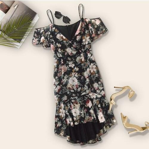Xl-4xl Summer WomenS Dress 2021 Floral Print Dress Long Vintage Maxi Party Beach Women Dresses Light Prom Large Plus Size Curv