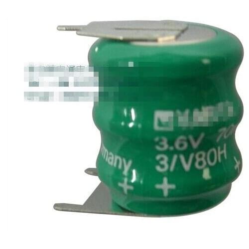 5PCS German original 3/V80H Ni-MH battery pack 3.6V70mAH 3PIN soldering feet