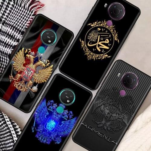 Russia Coat Of Arms Eagle Flag Phone Case for Nokia 5.4 7.2 3.4 5.3 2.3 3.2 8.3 5G 2.4 2.2 4.2 1.3 1.4 C20 G20 X20 Cover Coque