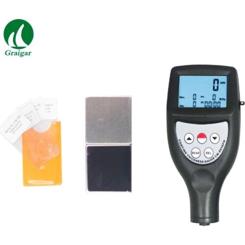 Lantek CM-8855 Coating Thickness Gauge Two Measuring Methods Magnetic Induction (F) and Eddy Current (N)