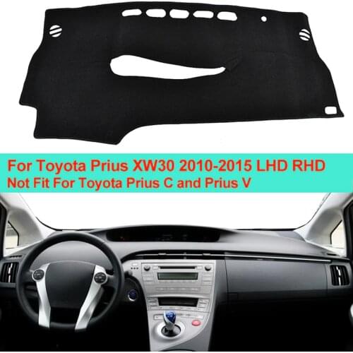 Car Inner Dashboard Cover Dash mat Carpet Cushion Sun Shade DashMat For Toyota Prius XW30 2010 2011 2012 2013 2014 2015 LHD RHD