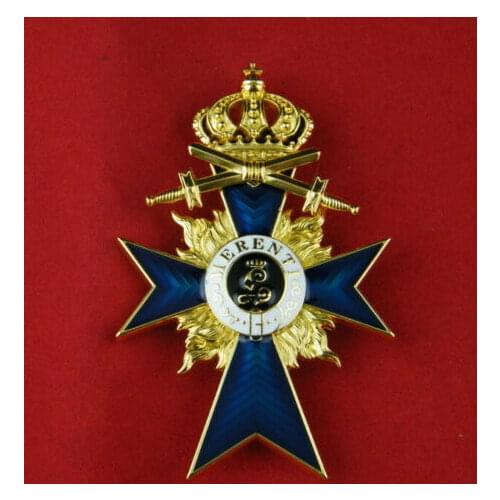 WW1 WWI GERMAN BAVARIAN MILITARY MERIT CROSS MEDAL BADGE 5605101