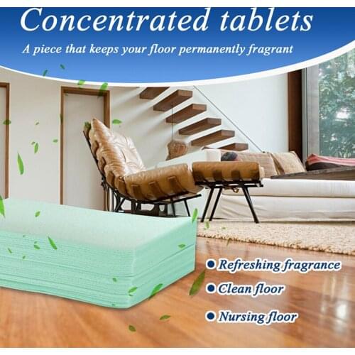 Floor Cleaning Slice Multifunctional Tiles Concentrated Soluble Cleaning Tablets for Home Kitchen Bathroom JDH88