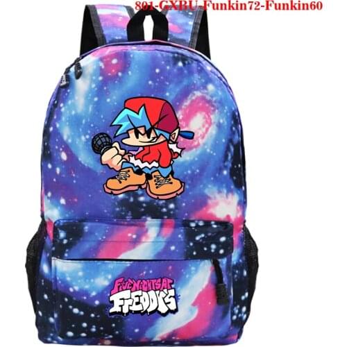 Mochila Friday Night Funkin Printed Anime Backpack for Teenage Bags Men Laptop Bag Canvas School Bag Boys Girls Casual Backpack