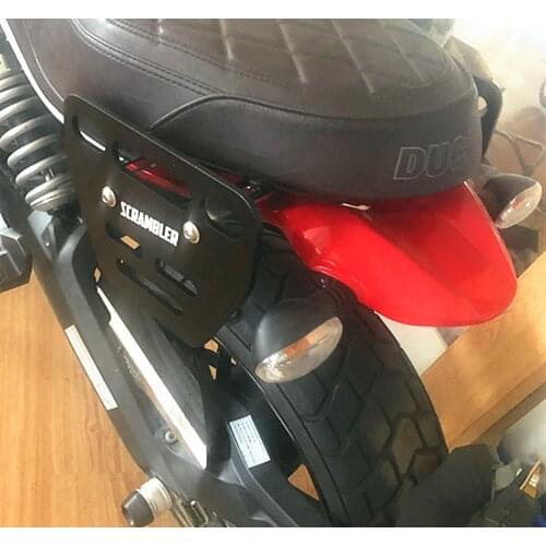 1 PC Motorcycle Saddle Bags Mounting Brackets Side bag Bracket Black For Ducati Scrambler