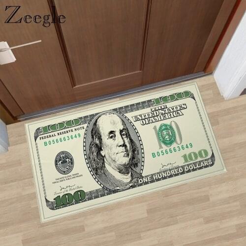 Zeegle Doormat Floor Mat Anti-slip Kitchen Carpet Outdoor Door Mat Absorbent Bathroom Doormat Bedroom Rug Soft Hallway Floor Mat