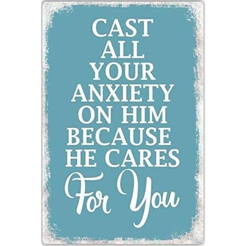 Nobrand Faith in God Retro Metal Tin Signs Vintage Plate Wall Art Wall Decor Home Club Bar Signs 12x8inch A13