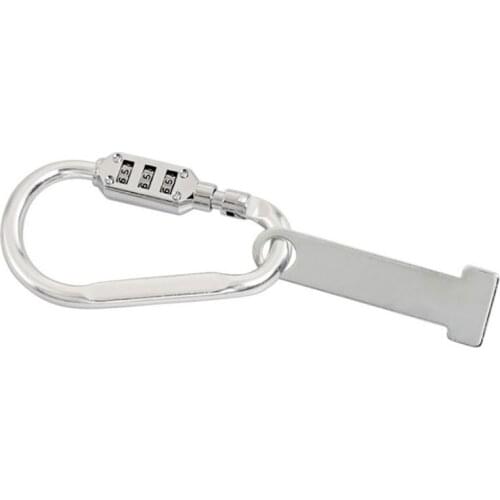 Helmet Wire Rope Code Lock Motorcycle Portable Anti-theft Electric Car Lock Outdoor Fastener Lock T-bar 3-Digit Combination