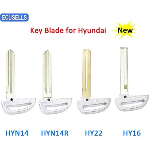 Smart Prox Remote Car Key Blank Emergency Key Uncut Blade HY22 HYN14 HYN14R HY16 for Hyundai Ioniq Tucson Elantra Sonata IX35