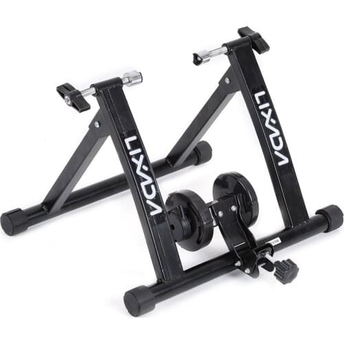 Lixada Magnet Steel Bike Bicycle Indoor Exercise Trainer Stand Solid Frame Magnetic Resistance Steel Bicycle Accessories