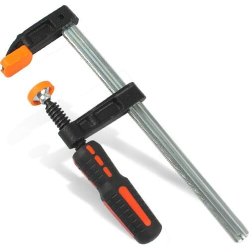 Woodworking F Clamps 6 inch 12inch Malleable Cast Iron Heavy Duty Bar Clamp Tool