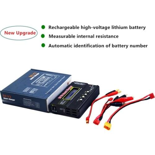 Battery Lipro Balance ChargerNEW Upgrade iMAX B6 V3 charger Lipro Digital Balance Charger 12v 6A Power Adapter Charging Cables