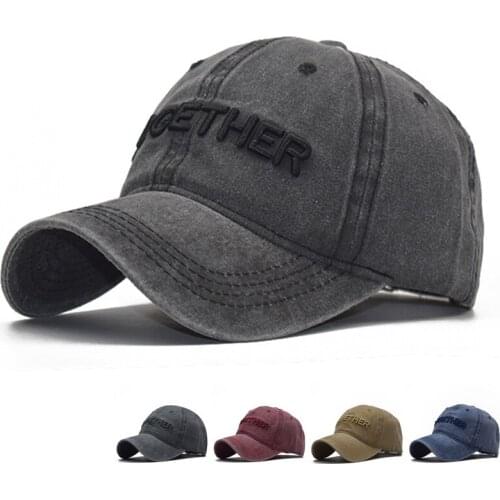 Women Seasons Outing Casual Wild Sun Hat Fashion 3D Letter Embroidery Adjustable Baseball Cap Men Cotton Breathable Snapback Hat