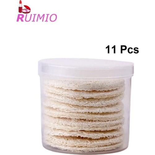 10Pcs Loofah Pads Exfoliating Scrubbing Sponges Makeup Remover Reusable Soft Facial And Skin Care Wash Pads