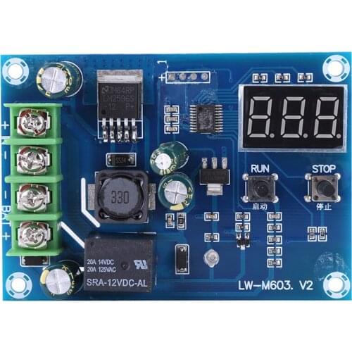 12V-24V Storage Lithium Battery Charging Control Protection Board Charger Switch Module Control IC Switch Protection Board LED