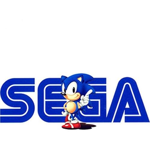 13* 4.9cm for SEGA Vintage Logo Sticker Personality KK Car Stickers Waterproof PVC Car Accessories Car Bumper Decal