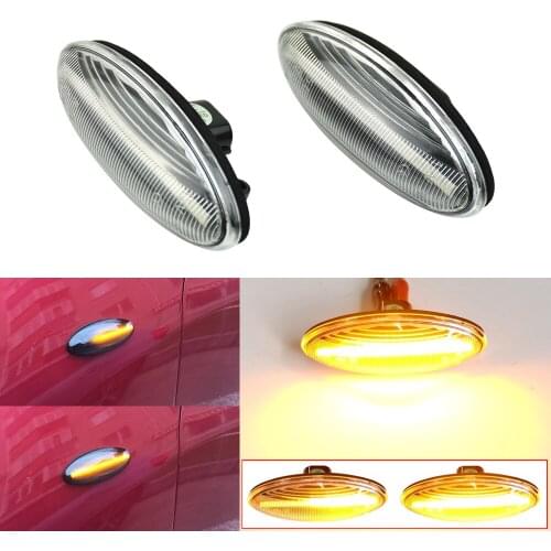 LED Car Dynamic Blinker Sequential Lamp Side Marker Turn Signal Light For Toyota Yaris MK2 COROLLA Auris Mk1 E15 RAV4 Mk3