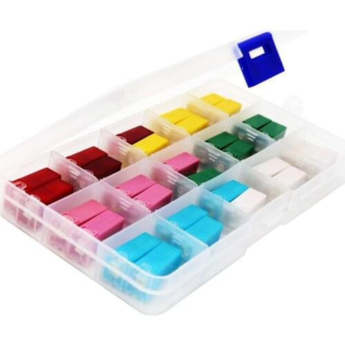 30pcs Jcase Long Foot Square Insert Fuses 20A 25A 30A 40A 50A 60A F2828-Z Conversion Set