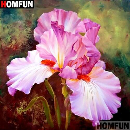 HOMFUN Full Square/Round Drill 5D DIY Diamond Painting "Flower landscape" Embroidery Cross Stitch 3D Home Decor A10862