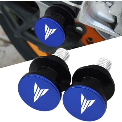 6MM For Yamaha MT-09 MT-07 Tracer MT-03 MT-10 MT-01 Motorcycle CNC Aluminum Swingarm Spools Stand Screws Slider Accessories
