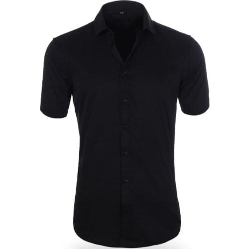 White Shirt Japanese Streetwear Shirts Men Pink Turn-down Collar Casual Korean Fahison Solid Short Sleeve Hawaiian