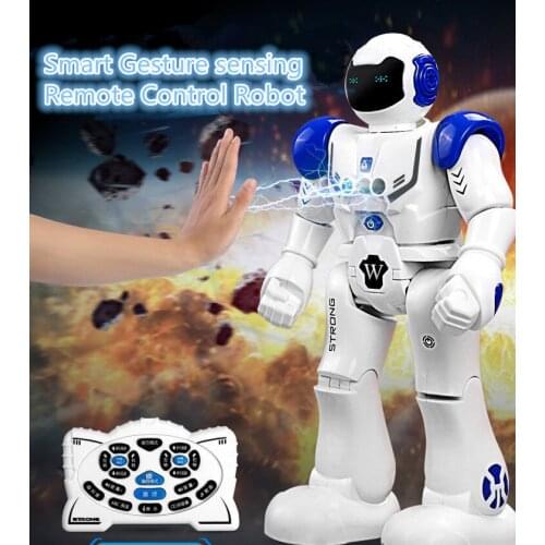 Gesture Sensing RC Robot Bilingual learning Remote Control Robot Toys Gifts Smart Robot Educational Robotics Toys For Children