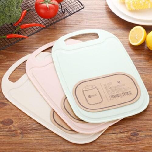 Wheat chopping board thickened non-slip childrens food supplement plastic cutting board cutting board home kitchen tableware