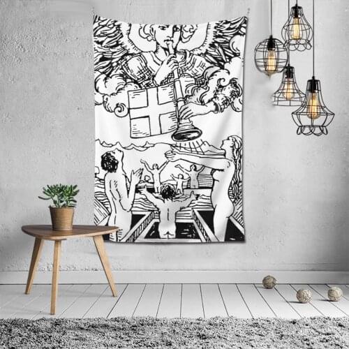 Tapestry Wall Decor Mandala Bedroom Wall Hanging Tapestry Tapestries Pattern 95x73CMSun Moon