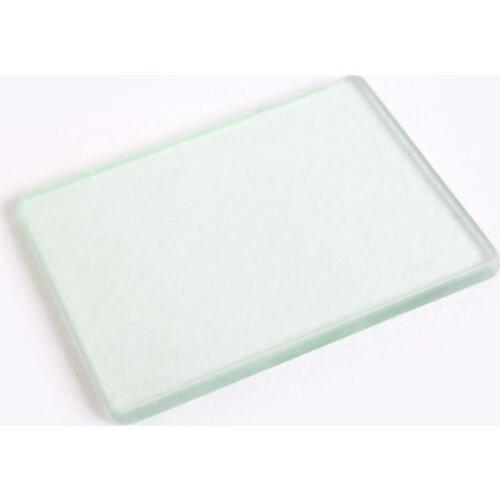 Leather Craft tools Tempered Glass Slicker Scraping plate Leather shipper for Burnishing Leather backing board Leathercraft