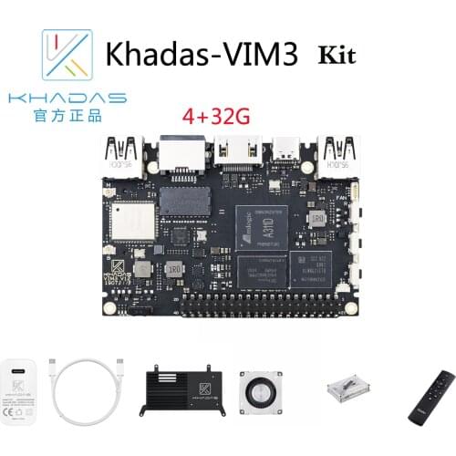Khadas VIM3 SBC: 12nm Amlogic A311D Soc With 5.0 TOPS NPU | 4GB + 32GB(Pro Model)Kit