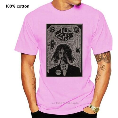 FRANK ZAPPA YOU ARE WHAT YOU IS THE MOTHERS OF INVENTION NEW RARE BLACK T-SHIRT Comfortable t shirtCasual Short Sleeve TEE
