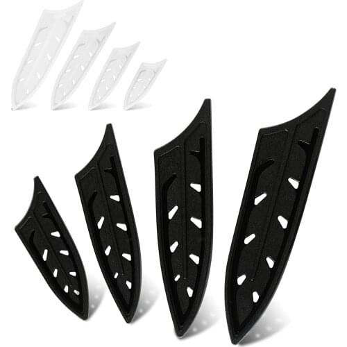 XYJ Knife Sheath Ceramic Knife Edge Guards 8 Pcs Set for 3 4 5 6 inch Knife Blade Protector Knife Cover for Ceramic Knife Set