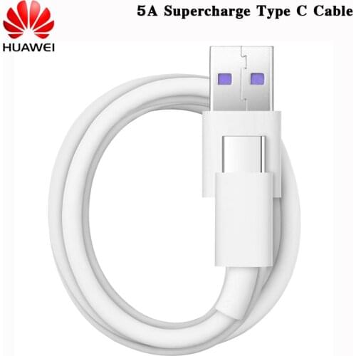 Original Huawei 5A Type C Cable 100CM Supercharge Usb3.1 Sync Line For Mate 40 30 20 10 Pro 30E 40RS Nova 8 7 SE 8pro 6 5 5Z 2S