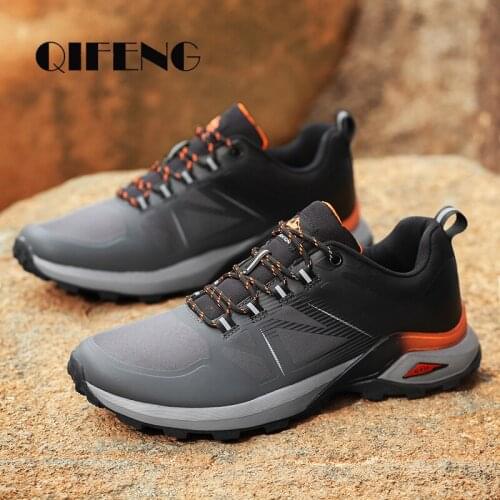 QIFENG Men's Waterproof Sneakers