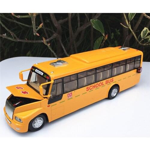 School Bus Senior Colonel Bar Warrior Senior Colonel Car Everbright Bus CHILDRENS Toy Car Model
