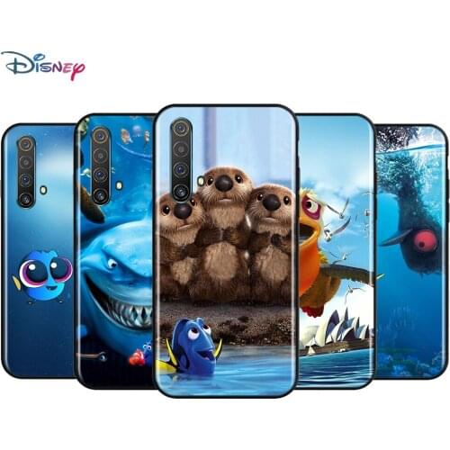 Silicone Black Cover Finding Nemo Fish For Realme 2 3 3i 5 5S 5i 6 6i 6S 7 Global X7 Pro 5G Phone Case Shell