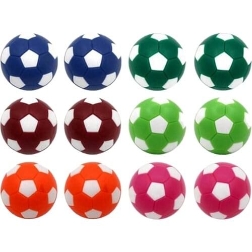 Foosball Table Replacement Foosballs- 12 Pack - 36mm Game Tabletop Size - Multi Colored Tabletop Soccer Balls