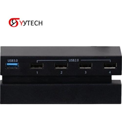 SYYTECH 5 Port USB HUB 3.0 2.0 Gaming High Speed Charger Controller Splitter Expansion For PS4 Console TP4-006