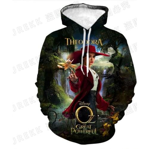 New Fashion Streetwear Men Women Children Oz The Great and Powerful Hoodies 3D Print Sweatshirts Pullover Long Sleeve Tops