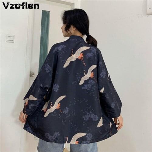 Japanese Kimono Traditional Yukata Summer Loose Streetwear Coat Haori Obi Japanese Yukata Kimono Harajuku Geisha Asian Clothes