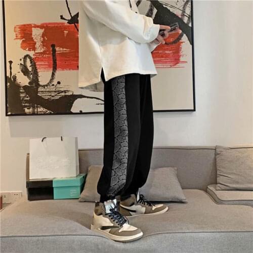 2021 Spring Summer Paisley Sweatpants Men Bandana Joggers Sports Pant Tracksuits Knit Trousers Patchwork Jogging Sportswear Boys