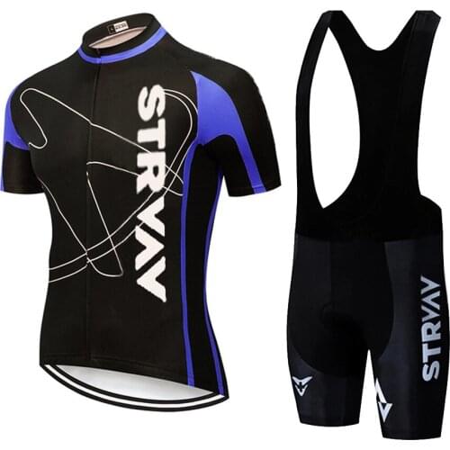 2021 Team STRVAV Cycling Jerseys Bike Wear clothes bib gel Sets Clothing Ropa Ciclismo uniformes Maillot Sport Wear