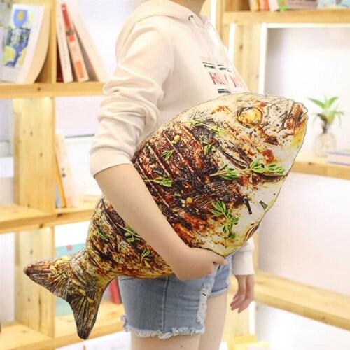 3D Simulation Food Shape Plush Pillow Creative Chicken Sausage Plush Toys Stuffed Sofa Cushion Home Decor Funny Gifts for Kids