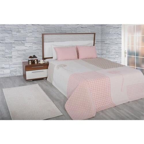 Dinarsu Double Personality Cotton Blanket Rita Pink